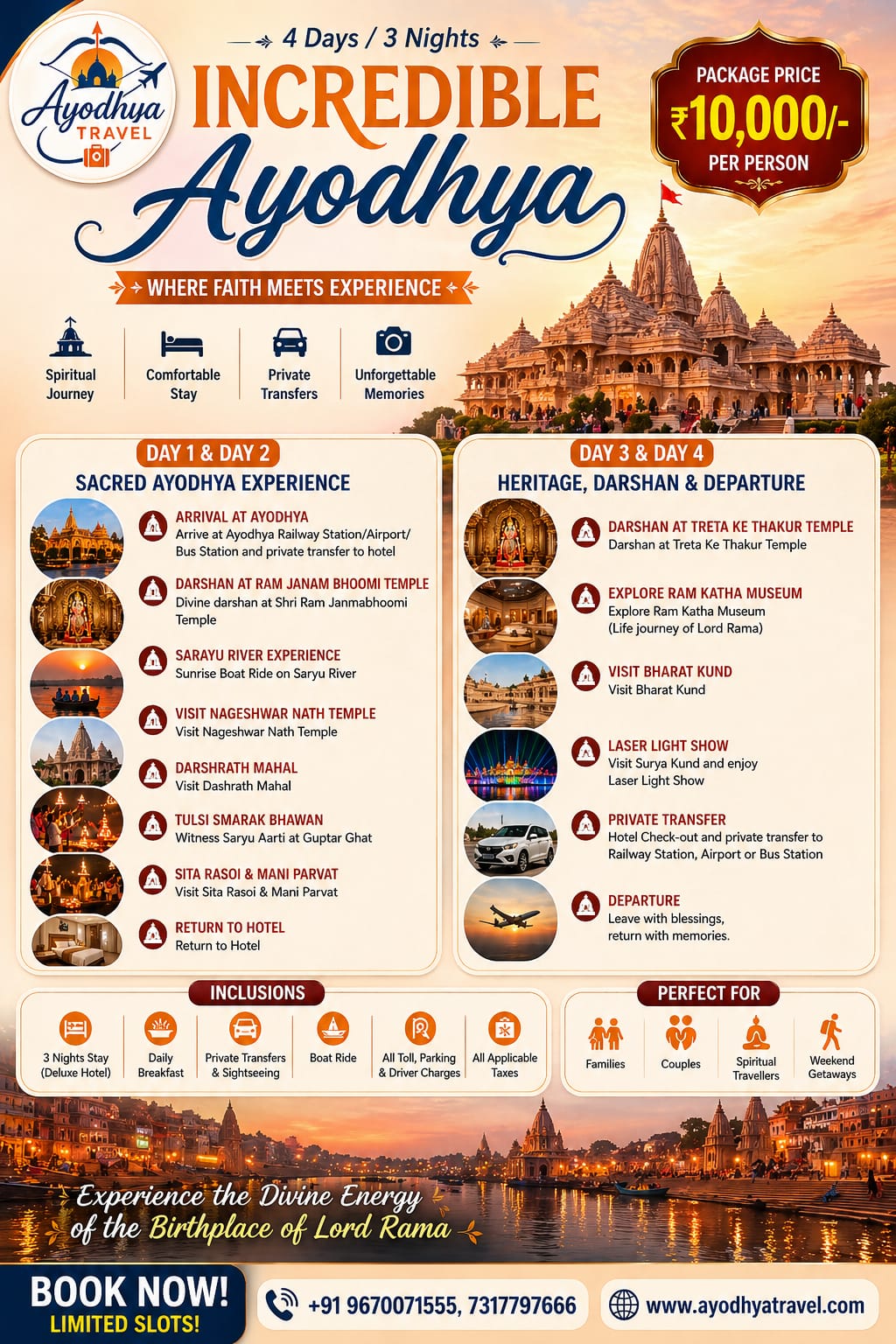 Incredible Ayodhya (4 Days & 3 Nights)