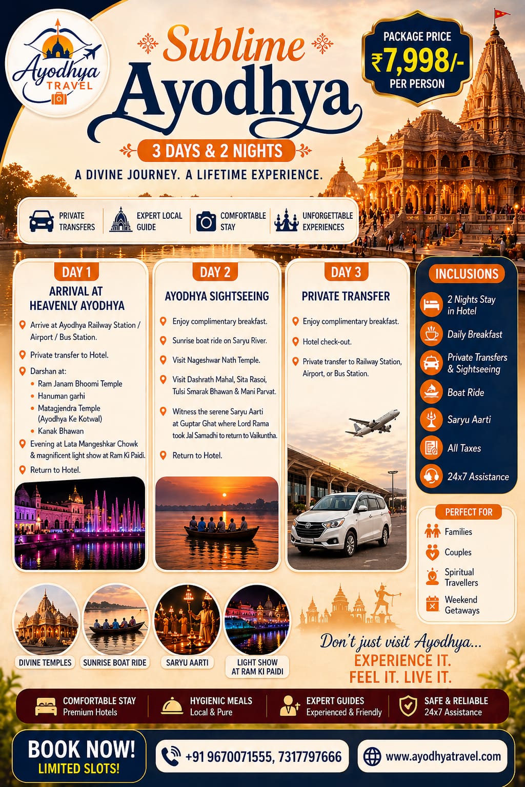 Sublime Ayodhya (3 Days & 2 Night)