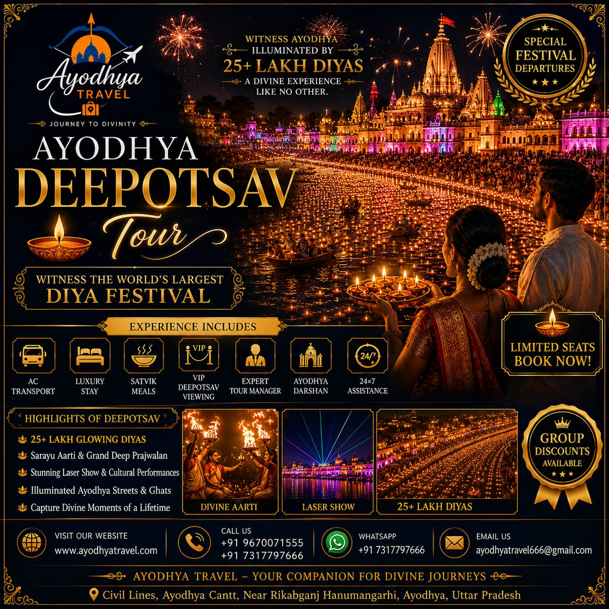 Ayodhya Deepotsav Tour