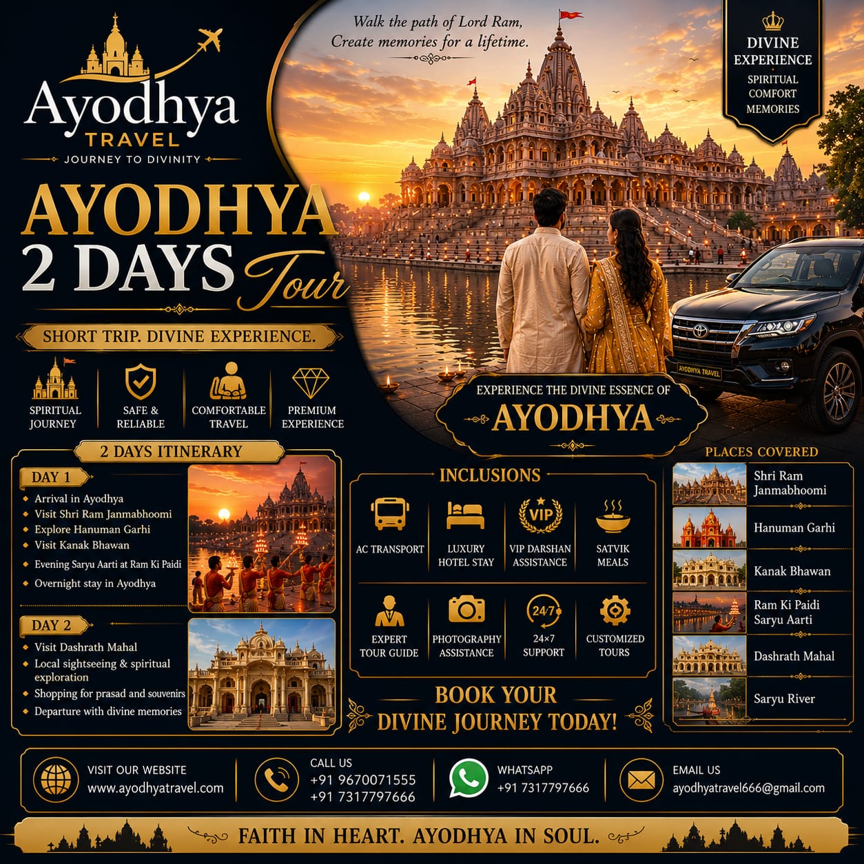 Ayodhya 2 days Tour